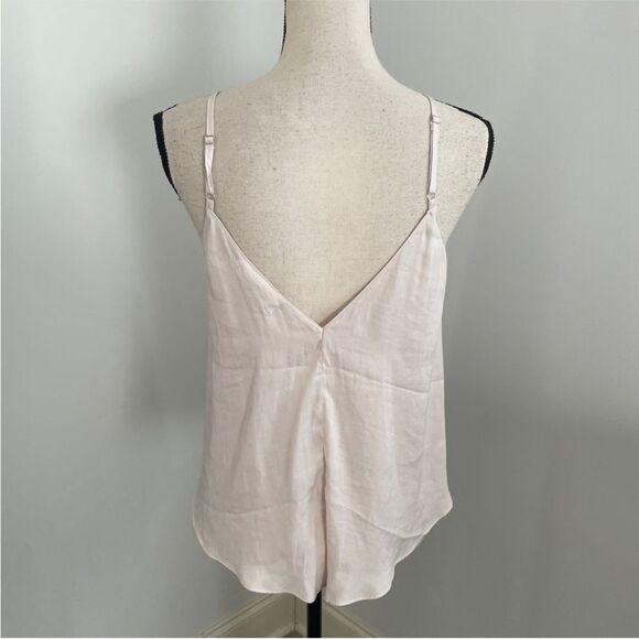 Lace Trim Satin Cami Small Beige Pink Black Camisole Tank Mustard Seed Y2K Fairy - Picture 5 of 9